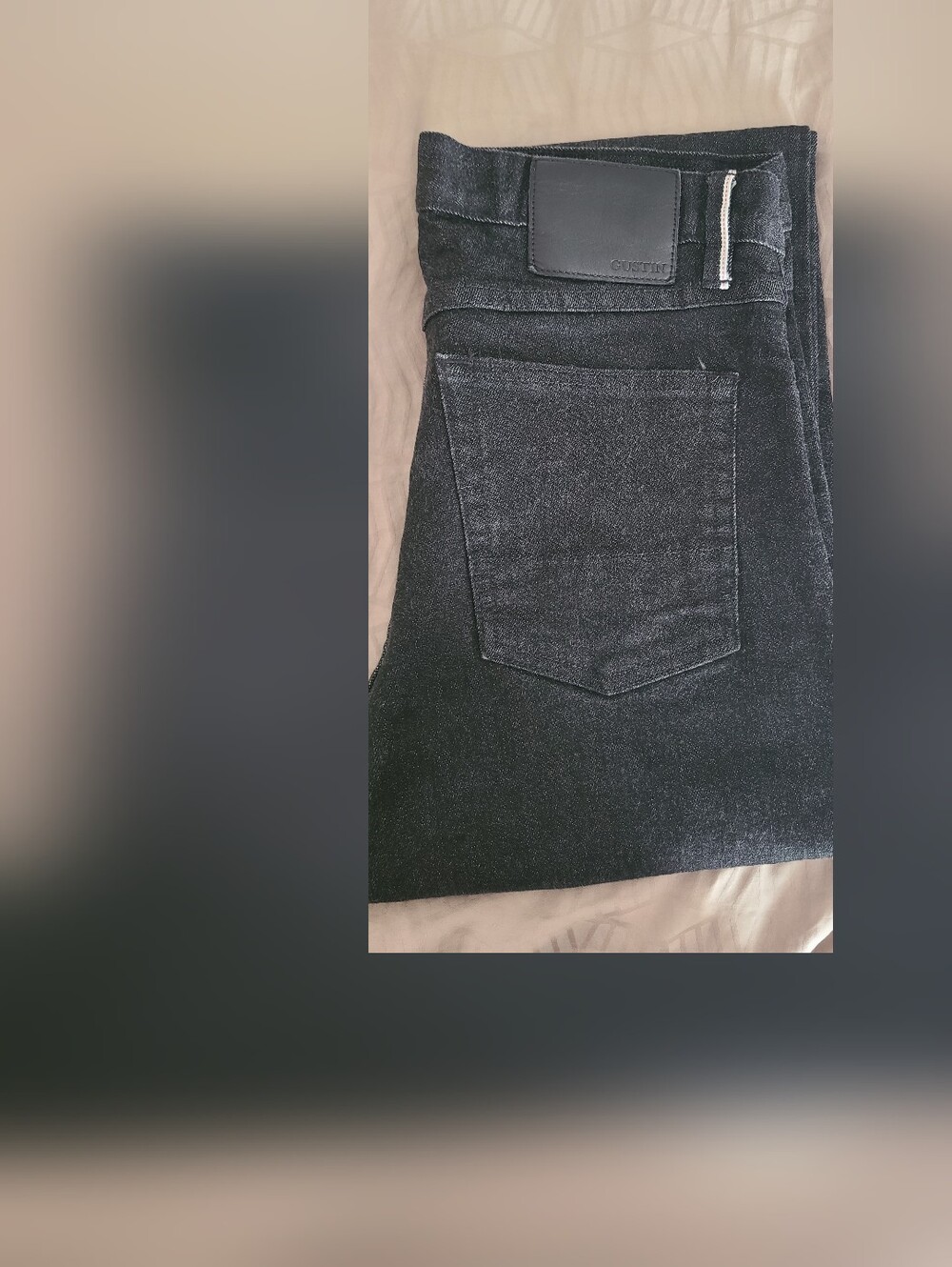 Gustin Selvedge Denim Straight Jeans 34